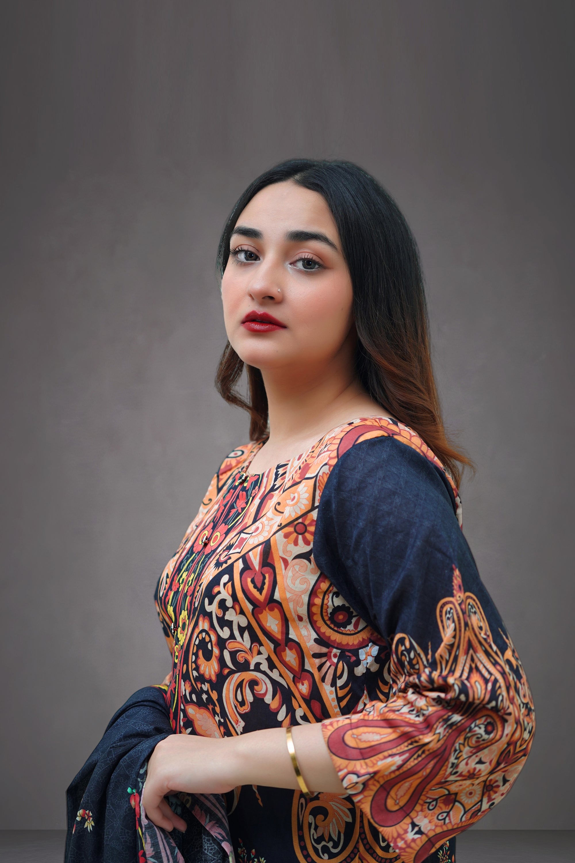 Plumeria 3-Piece Lawn Suit Unstitched (A-116)