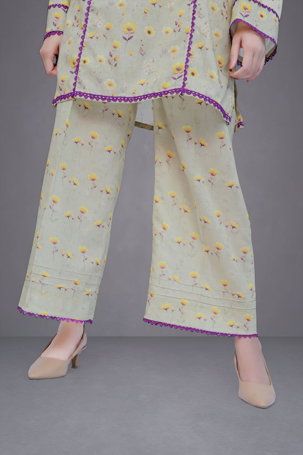 Daisy 3-Piece Lawn Suit Unstitched (A-114)