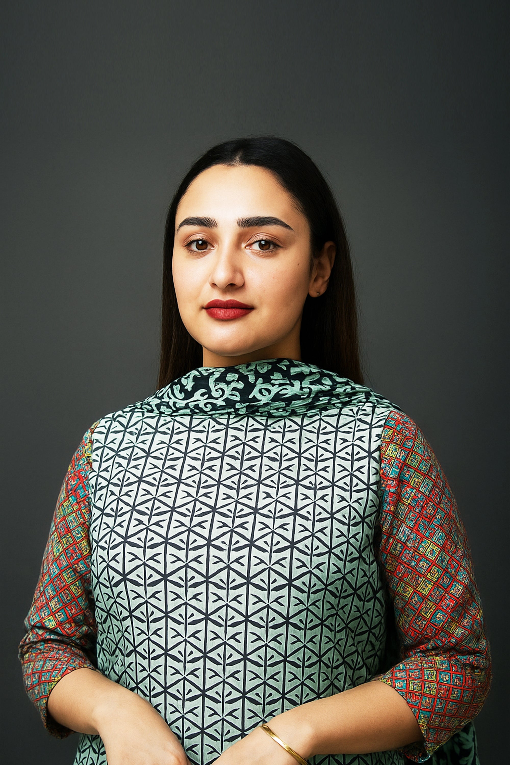 Sindhi Harmony 3-Piece Lawn Suit Unstitched (A-119)